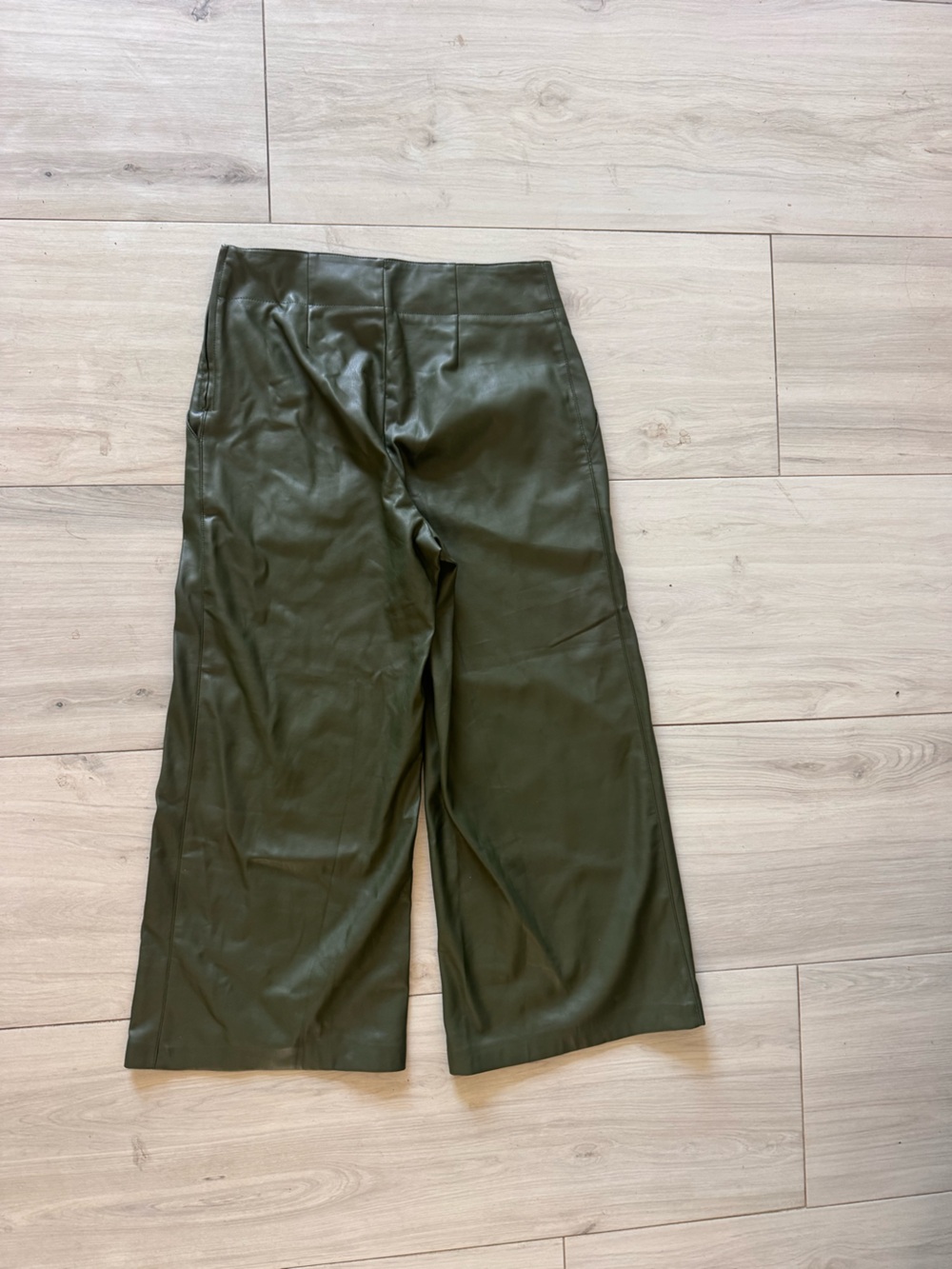 Maeve X Anthropologie Green wide Leg Green Pants - Picture 4 of 5